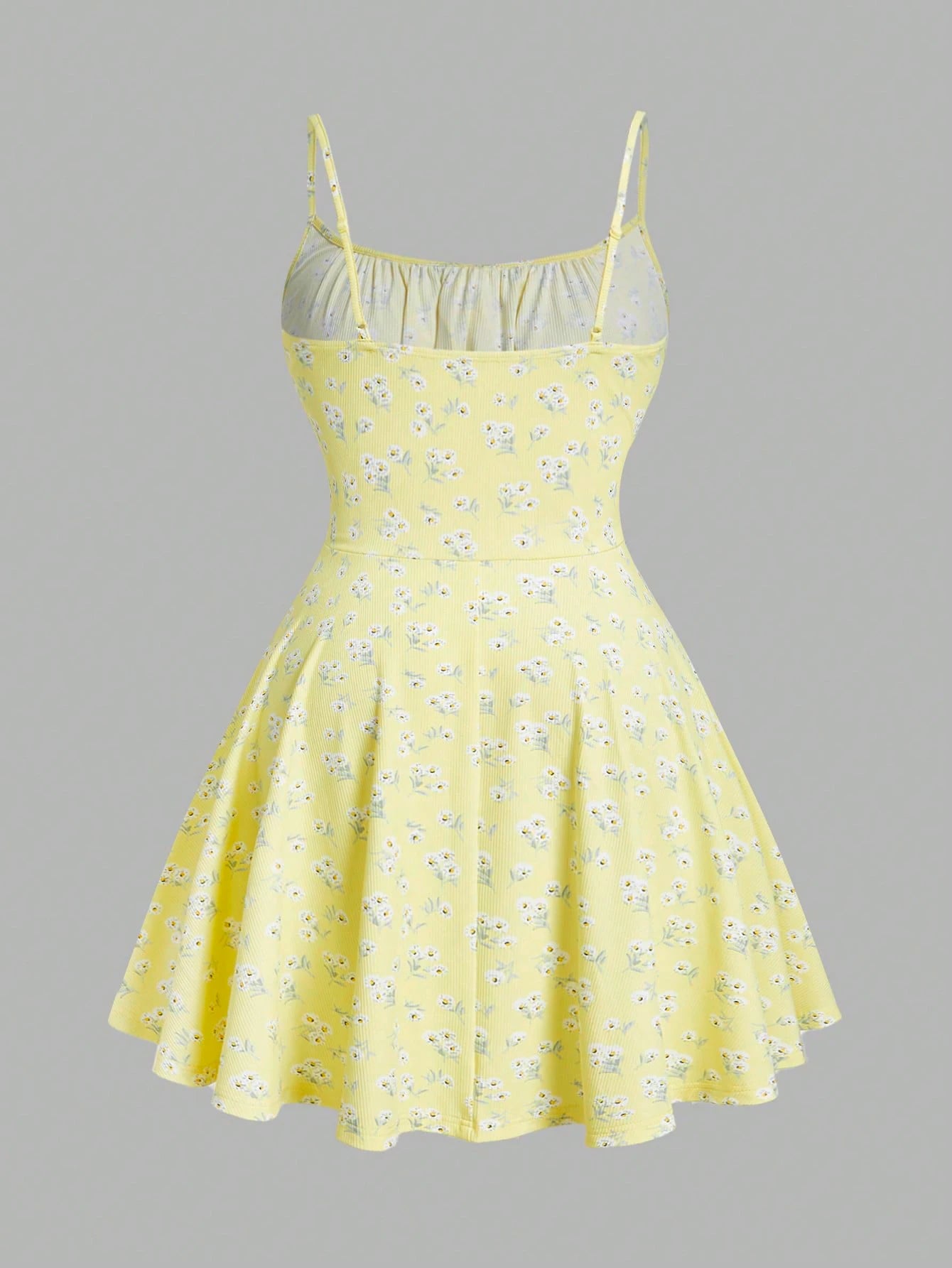 Floral Summer Mini Dress – Elegant Sleeveless Camisole Dress