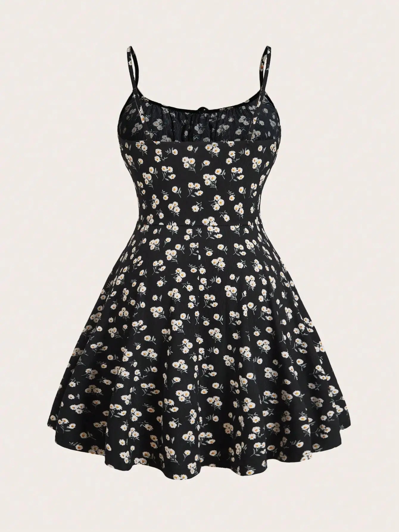 Floral Summer Mini Dress – Elegant Sleeveless Camisole Dress