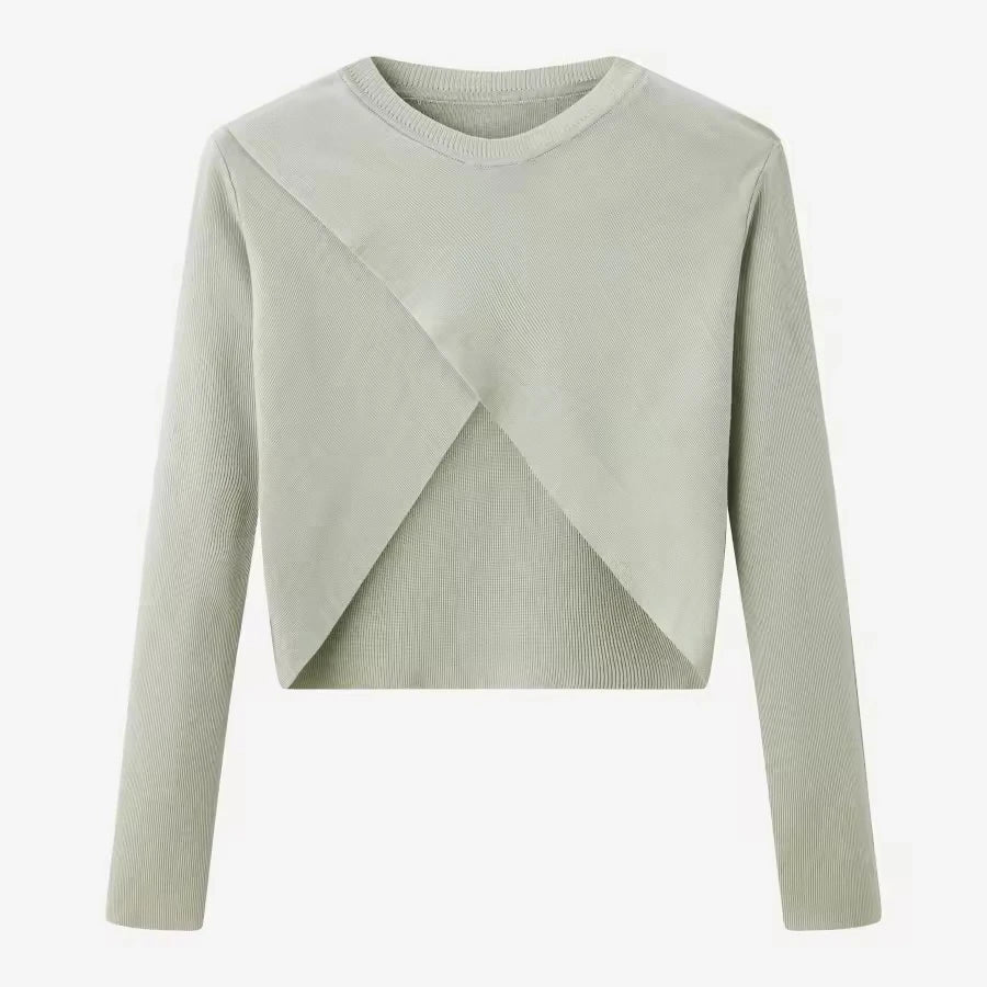 Women Elegant Long Sleeve Maxi Dress Set – Satin Slip Dress with Knit Top Two Piece Outfit